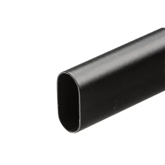 Garderoberør Oval 3m Sort