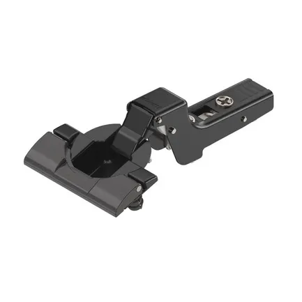Hengsel Blum 110° innenforliggende u/fjær Inserta svart onyx