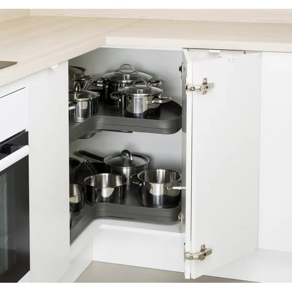 Hjørnekarusell Pelly 3/4 u/midtstolpe antrasitt