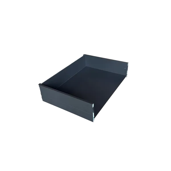 Plicobox D450 x B968 x H170 mm 7/8 uttrekk 25 kg karbon svart