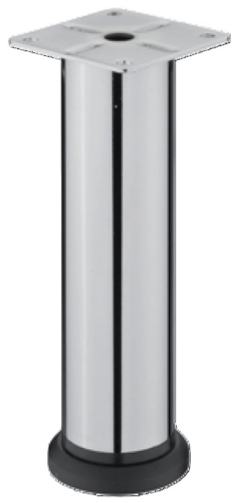Møbelbein Justerbar Ø38mm H150mm Polert Krom