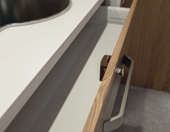 Trykknapp Til Trykklås 19mm Front Matt Krom