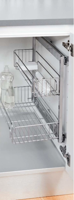 Vaskemiddeluttrekk Pelly 30cm Skap M/2 Kurver