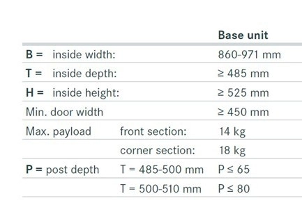 Uttrekk Kesseböhmer Magic-Corner Arena Classic M/Kurver Hvit/Sølv