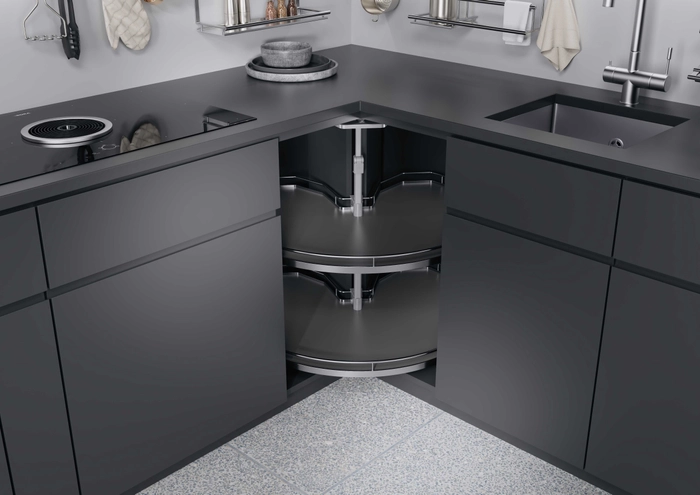 Hjørnekarusell Kesseböhmer Revo 90 3/4 Antrasitt