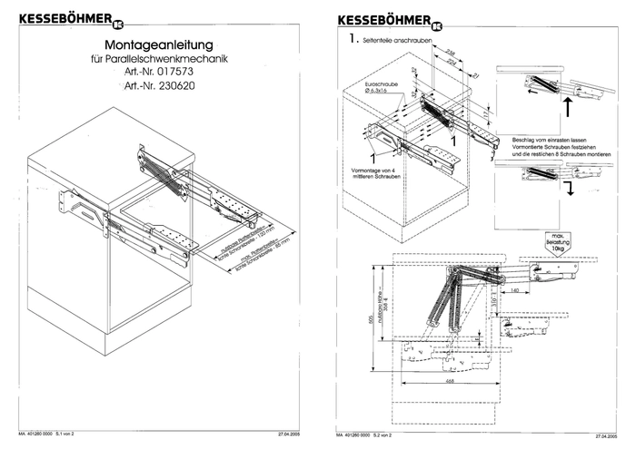 Kesseböhmer nedsenk/miksbeslag 