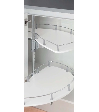 Hjørnekarusell Pelly 1/2 Hvit/Sølv