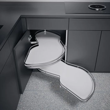 Hjørnekarusell Kesseböhmer LeMans 2 Hvit/Krom