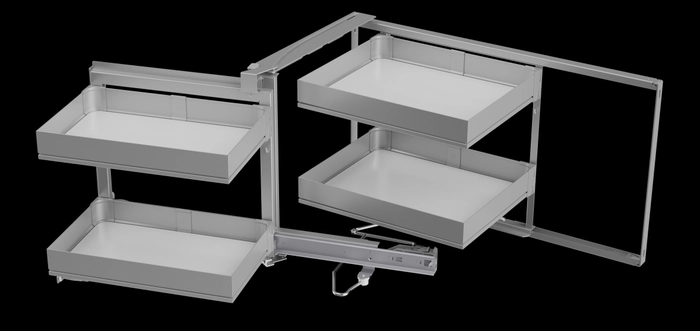 Uttrekk Kesseböhmer Magic-Corner Arena Classic M/Kurver Hvit/Sølv