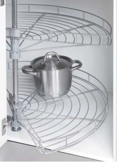 Hjørnekarusell Pelly 1/2 Sett Ø850mm Antrasitt