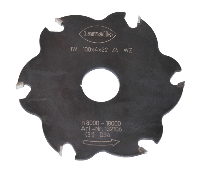 Freseblad Lamello HW100x4 Z6 For Classic