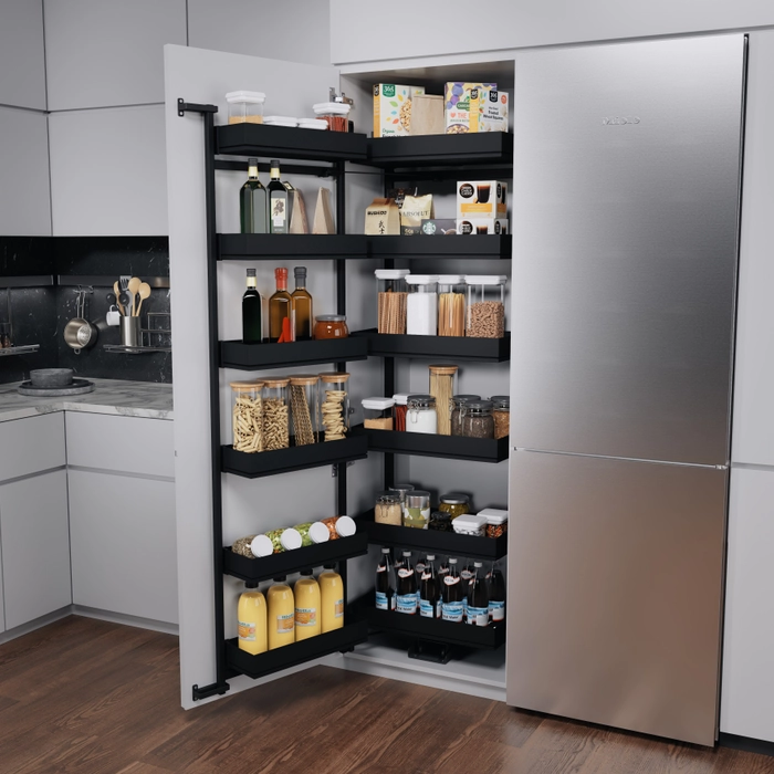 Høyskapsuttrekk Kesseböhmer Tandem 2 Pure Antrasitt