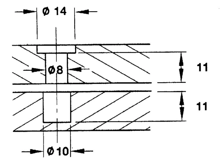 Dreieskive 100kg/360°/Ø292mm