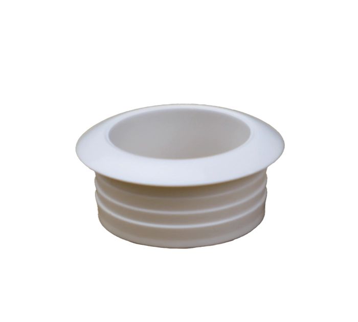 Rosett Trykklås 16mm Hvit